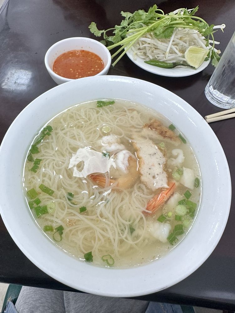 Seafood Rice Noodle Soup