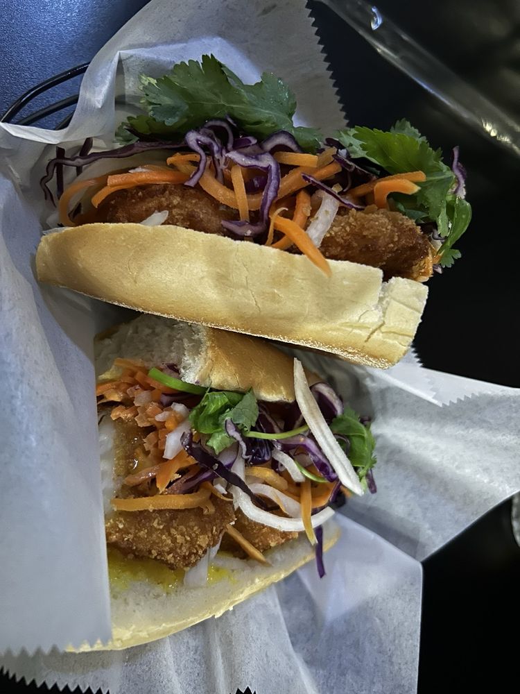 Shrimp Bahn Mi Sandwich