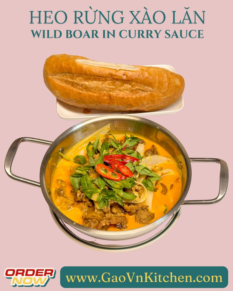 Wild Boar in Curry
