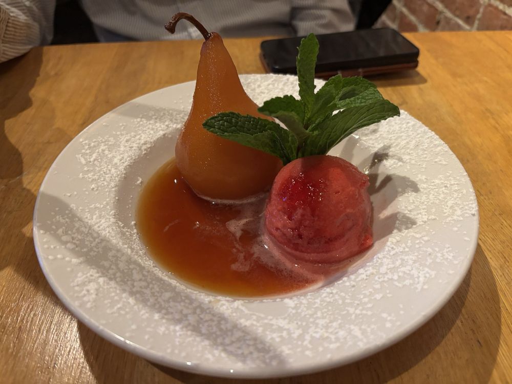 Poached Pear