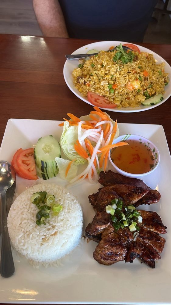 Pork Chop Rice Plate