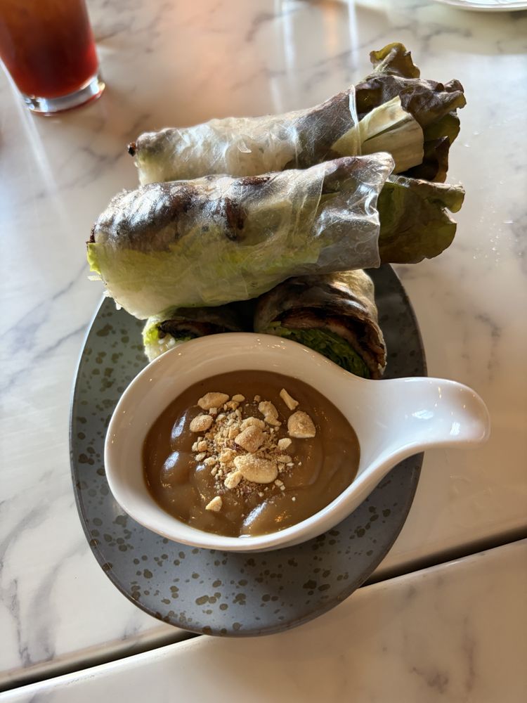 Grilled Pork Summer Rolls