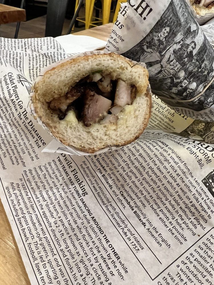 Chicken Bahn Mi Sandwich