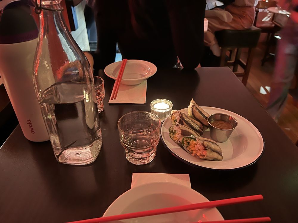 Roasted Mushroom Spring Rolls