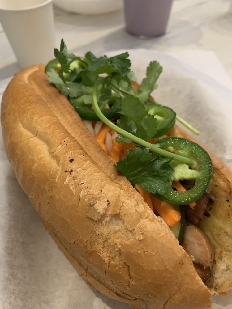Grilled BBQ Chicken Banh Mi