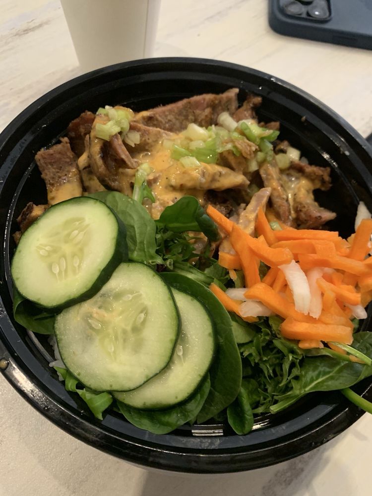 Grilled Barbecue Pork Rice Bowl