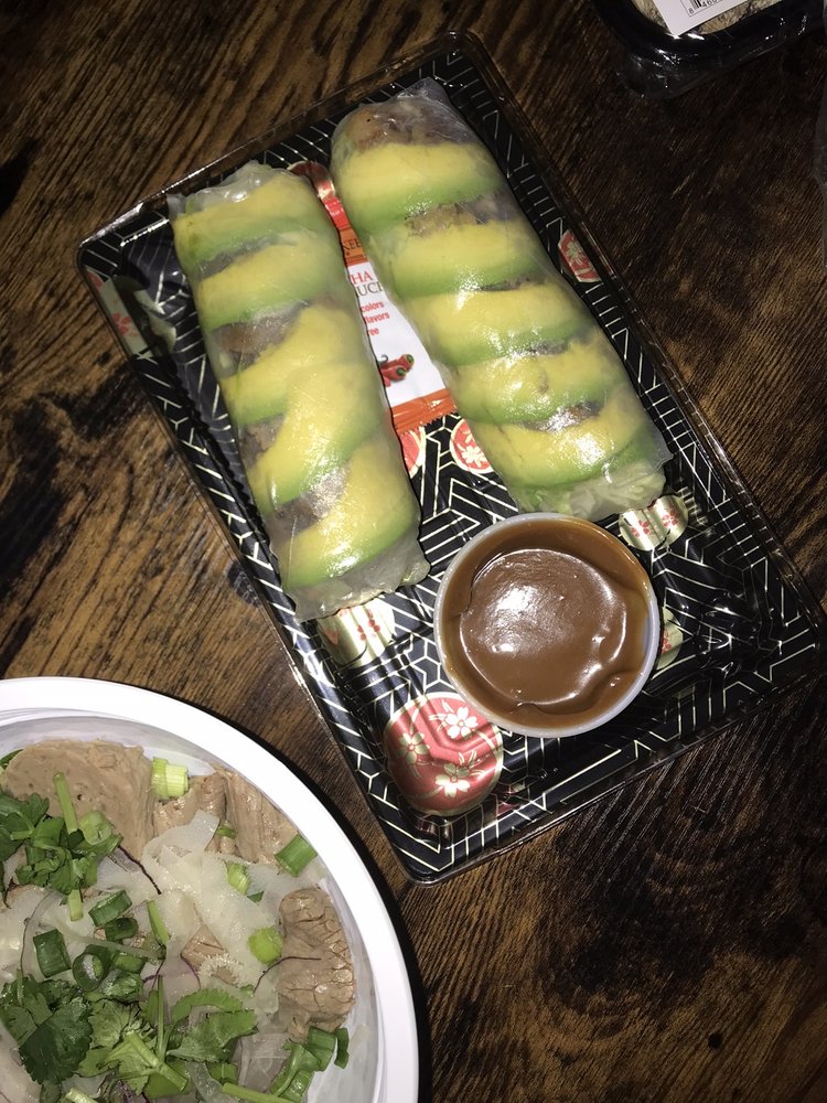 Grilled Beef and Avacado Roll Spring Rolls