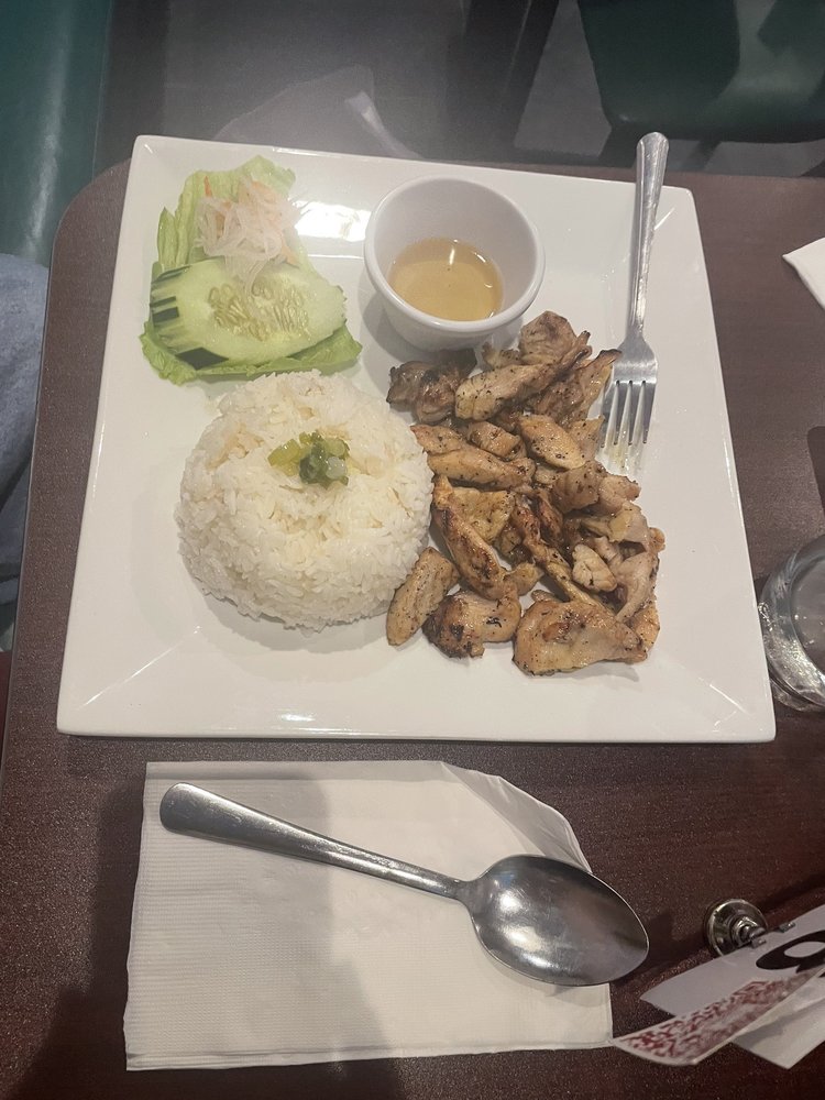 Grilled Chicken with Rice Plate