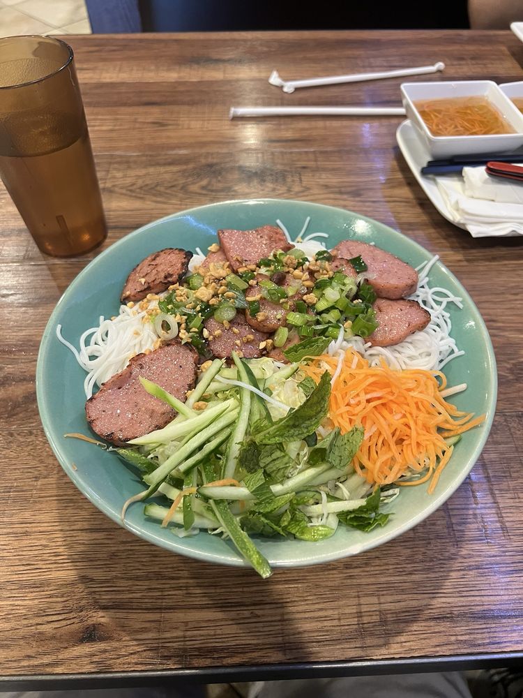 Grilled Pork Patty Spring Rolls