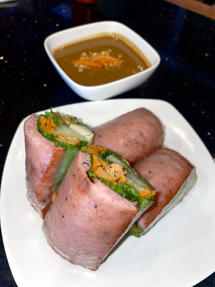 Grilled Pork Spring Rolls