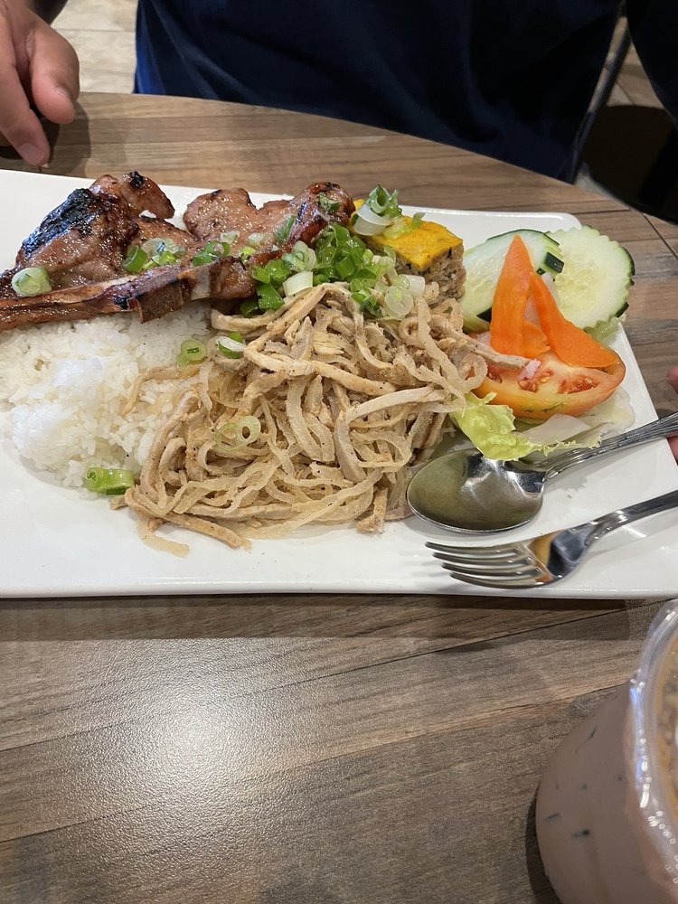 Pork Chop Rice Plate