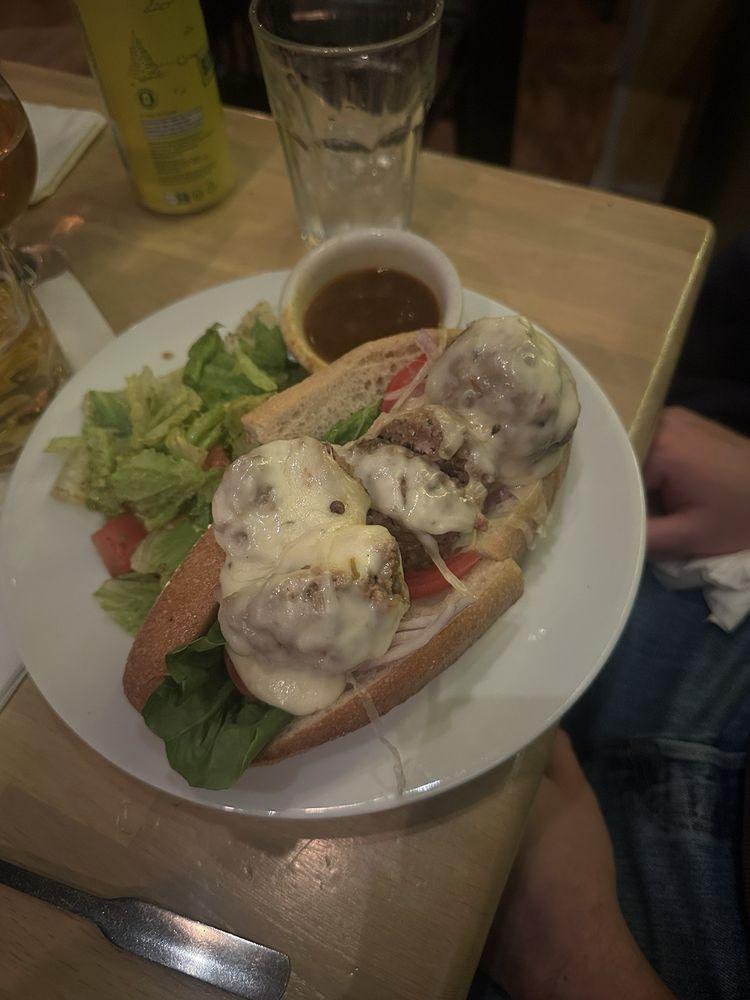 Mexican Meatball Sandwich