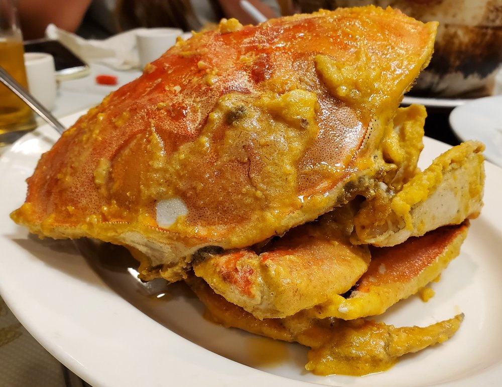 Deep-fried Soft Shell Crab with Egg Yolk