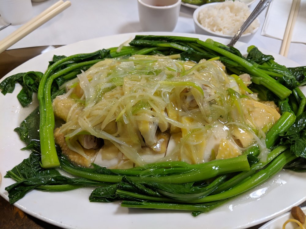 Sizzling Chicken with Ginger & Scallion