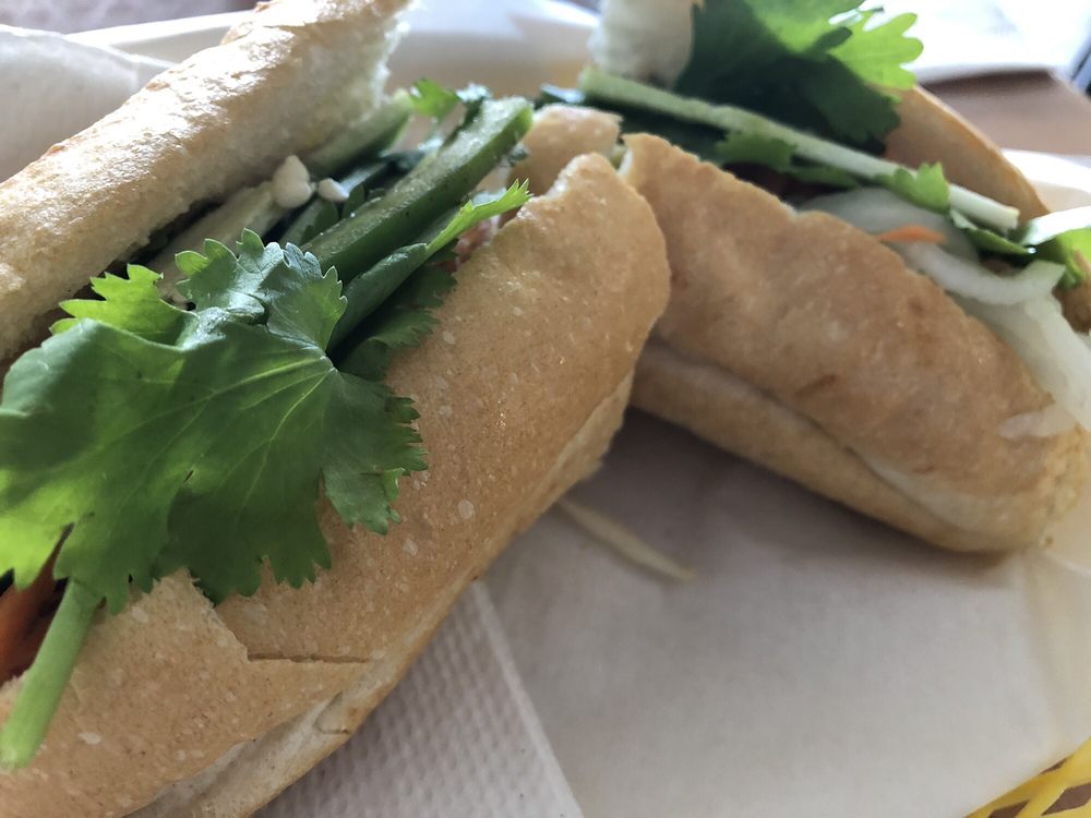 Grilled Shrimp Banh Mi