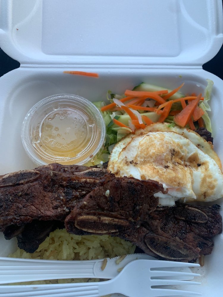 Grilled Beef Spare Ribs