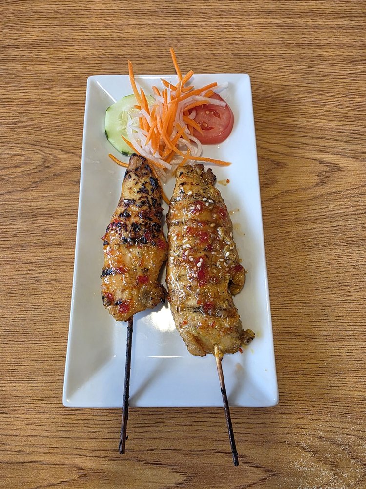 Thai Style Chicken Satay / Gà Nướng Kiểu Thái