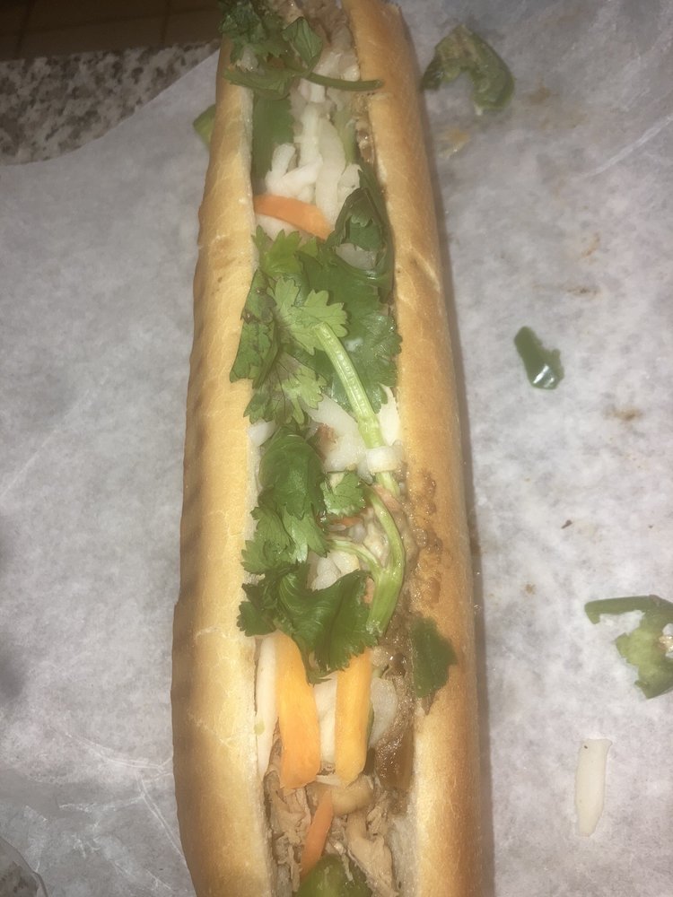 Shredded Chicken Banh Mi
