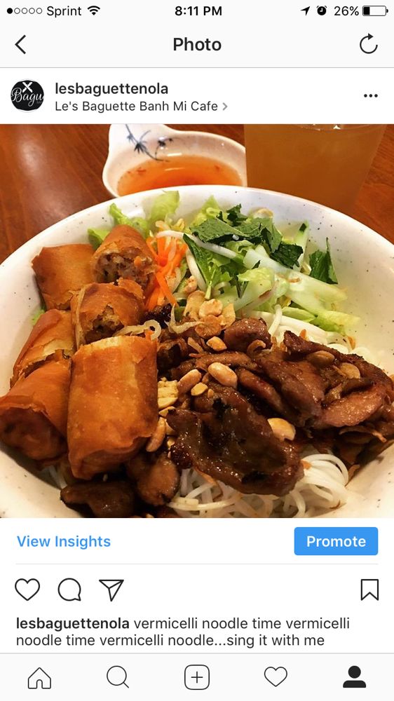 Grilled Lemongrass Vermicelli Noodle Bowl