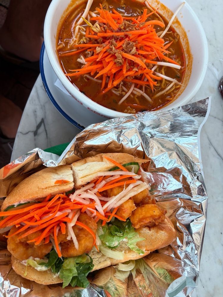 Fried Shrimp Sticky Rice Bowl