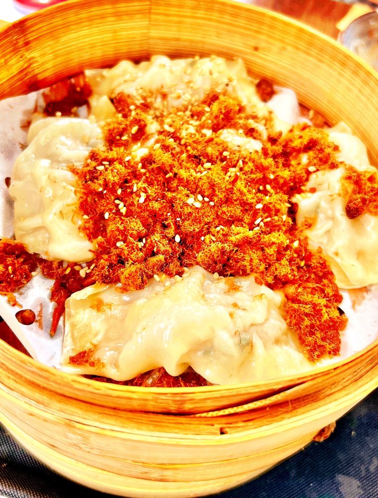 D07 Pork Floss Dumpling Roll 6pcs ###