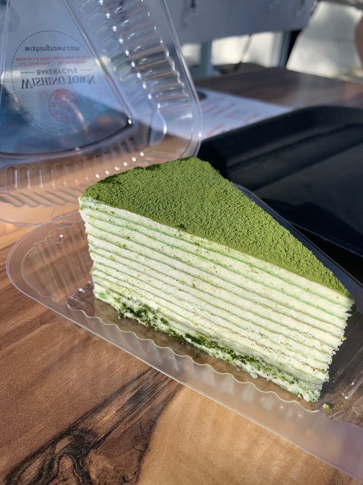 Matcha Mille Crepe Cake