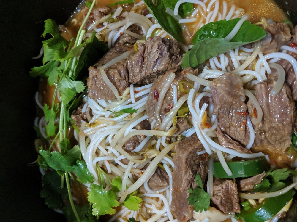 Spicy Lemongrass Noodle Soup