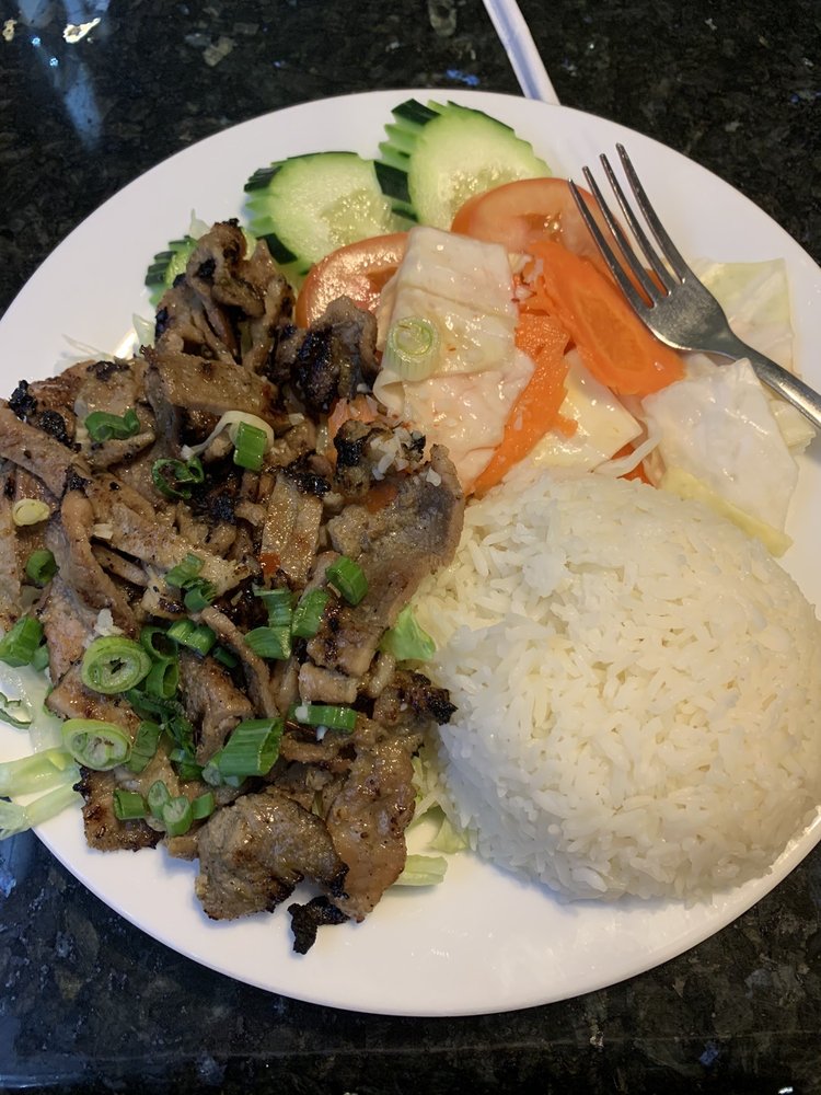 Grilled Sliced Pork Rice