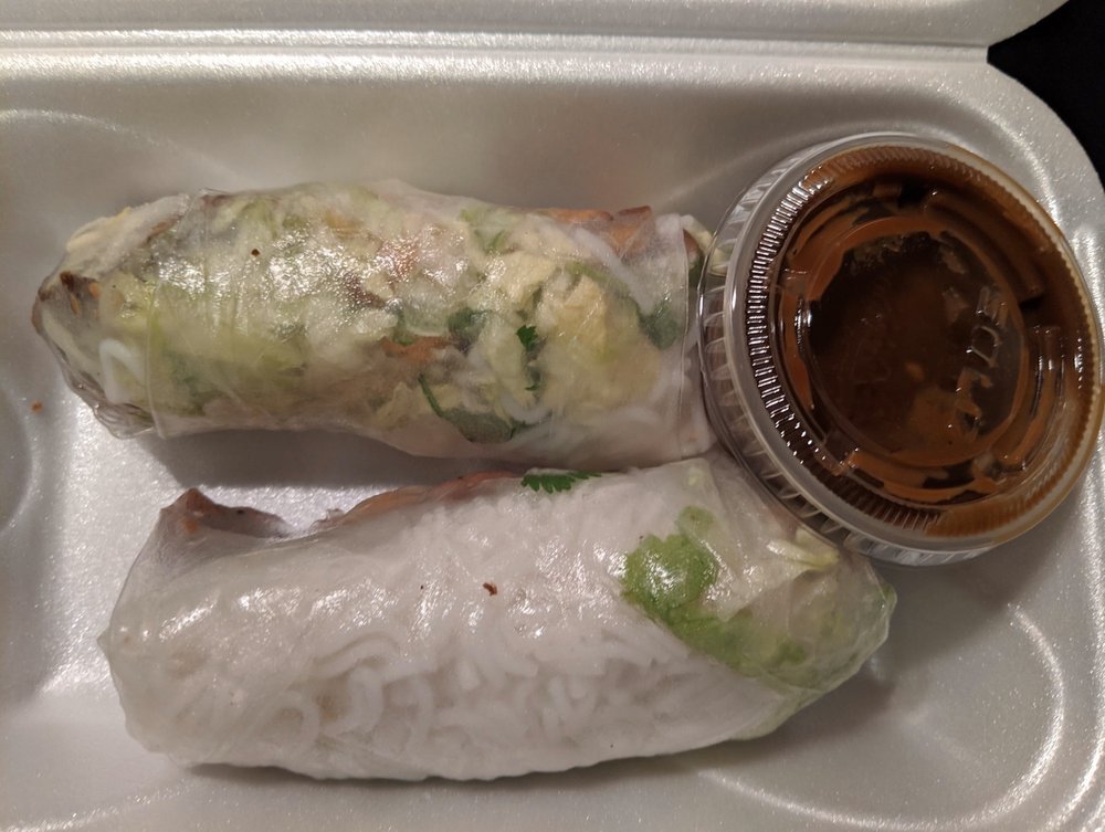 Grilled Pork Spring Rolls