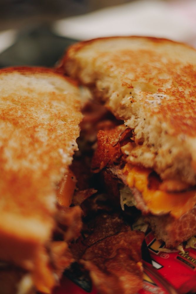 Fried Bologna Sandwich