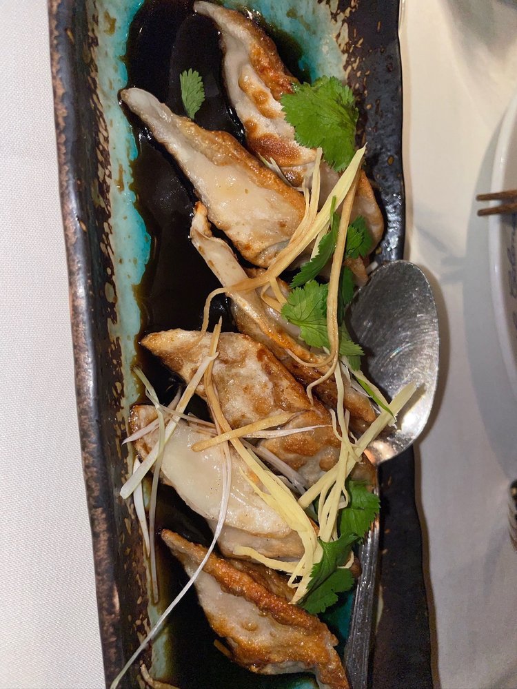 Pan Seared Dumplings Shrimp