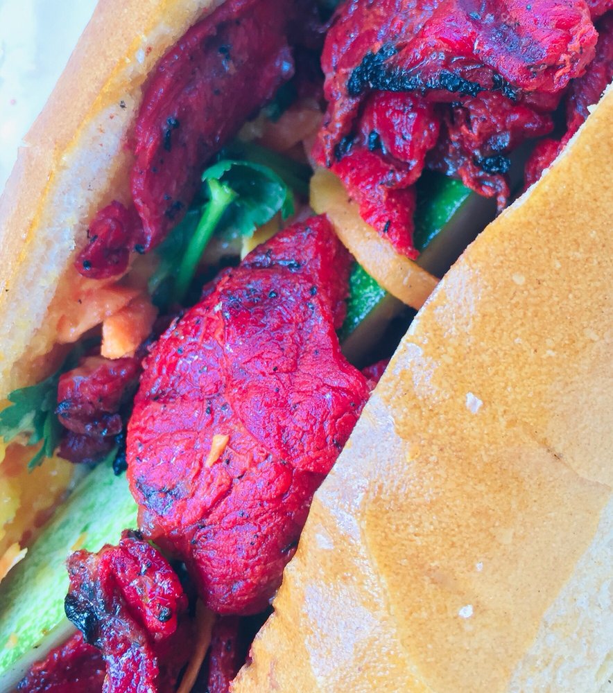 Mixed Pork Bahn Mi Sandwich