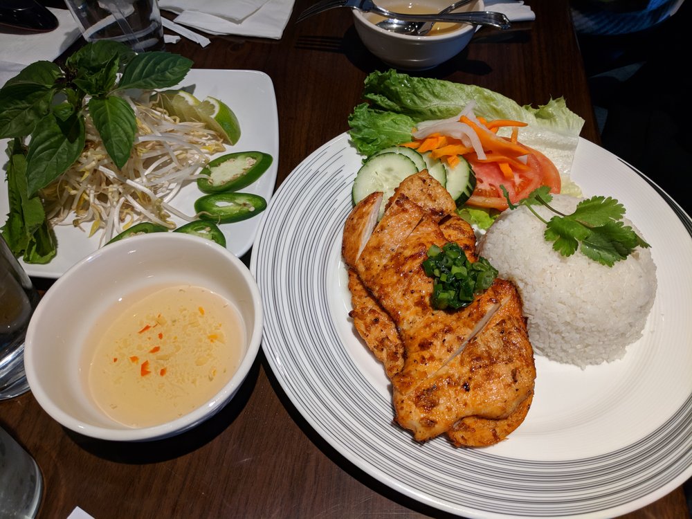 Grilled Lemongrass Chicken Rice