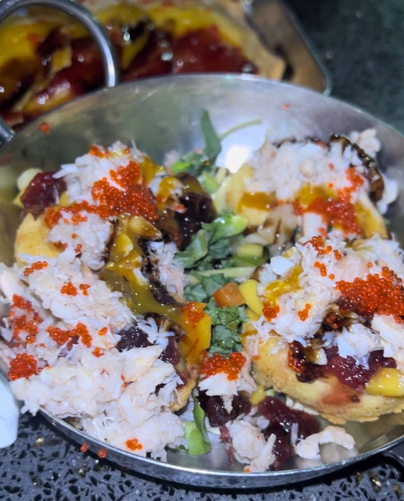 Crab Meat Devil Eggs