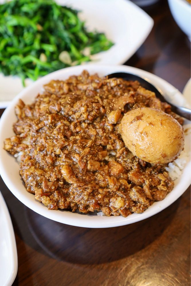 Braised Minced Pork Over Rice