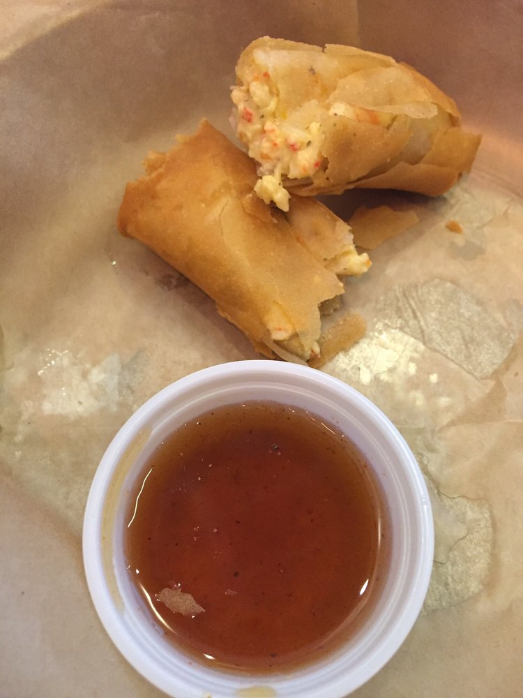 Crab and Cheese Spring Rolls