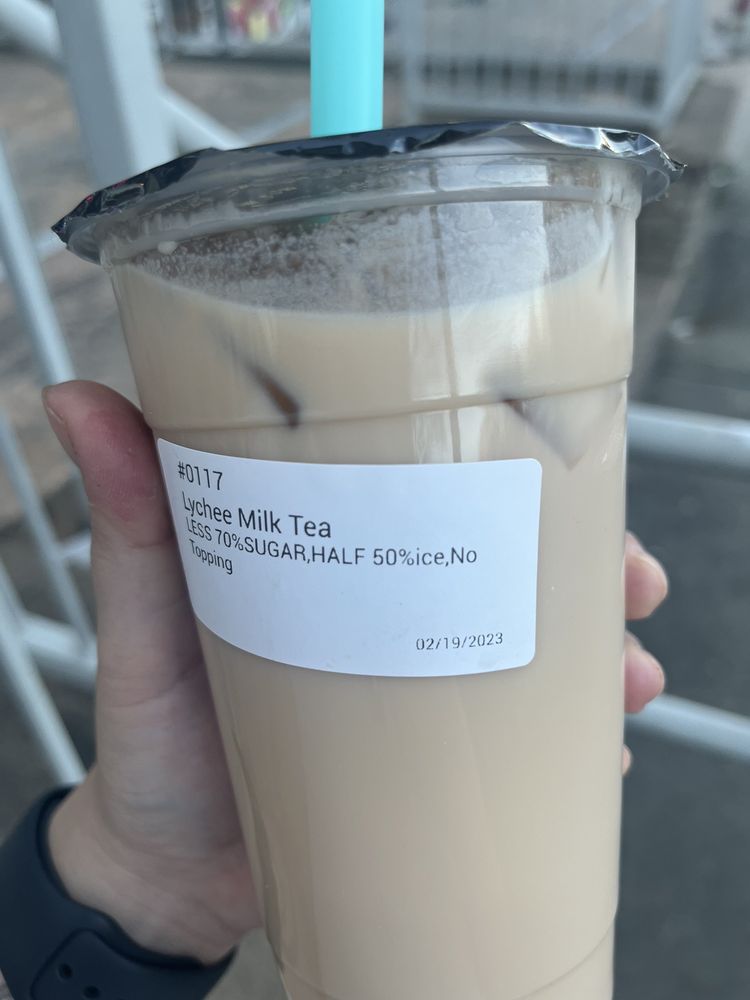 Lychee Milk Tea