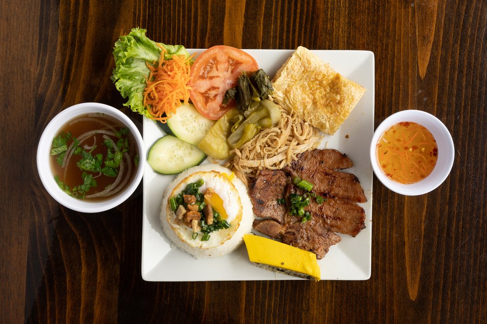 Grilled Pork Chops Over Rice