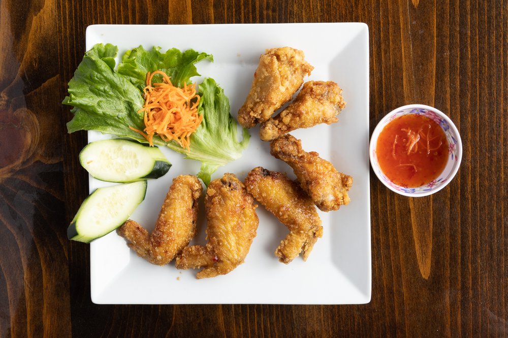 Vietnamese Chicken Wings Fish Sauce Over Rice