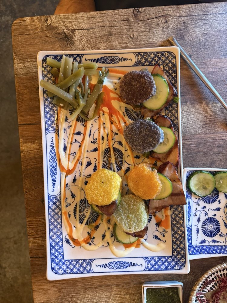 Fried Stuffed Rice Cakes