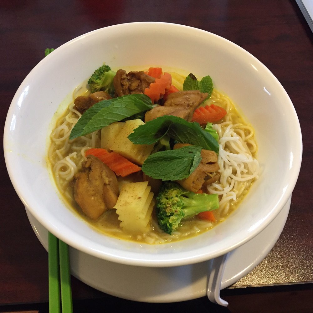 Tofu Rice Noodle Bowl
