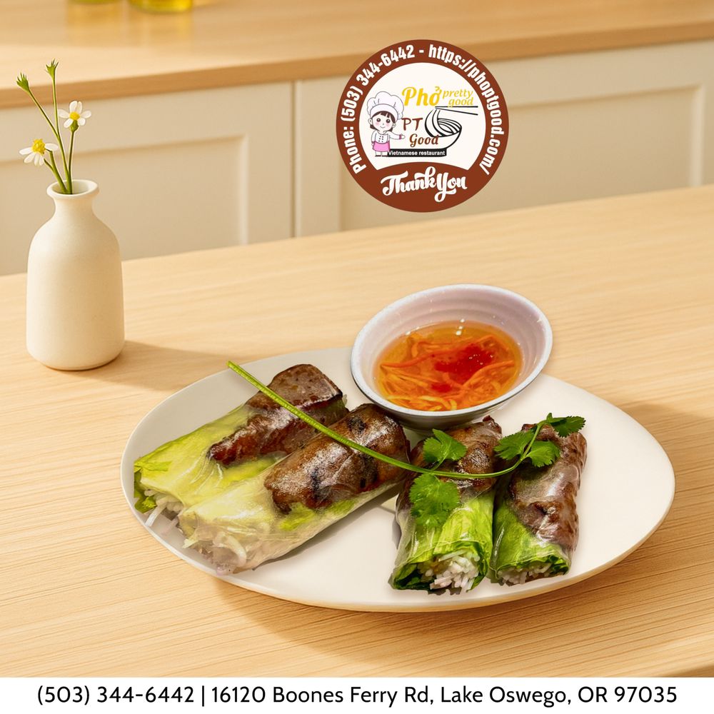 Grilled Pork Salad Rolls