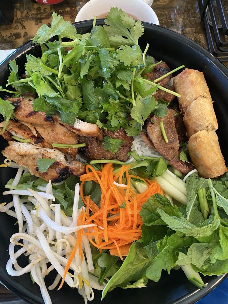 Chicken and Pork Vermicelli Bowls