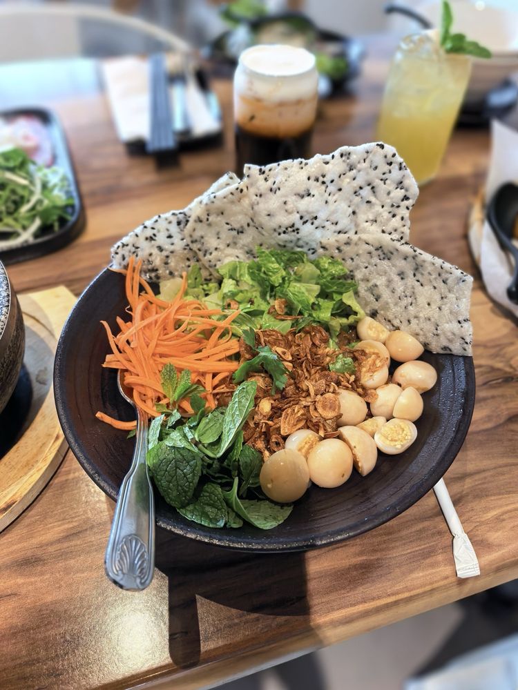 Vietnamese Beef Salad With White Eggplant A10. Gỏi Bò Cà Pháo