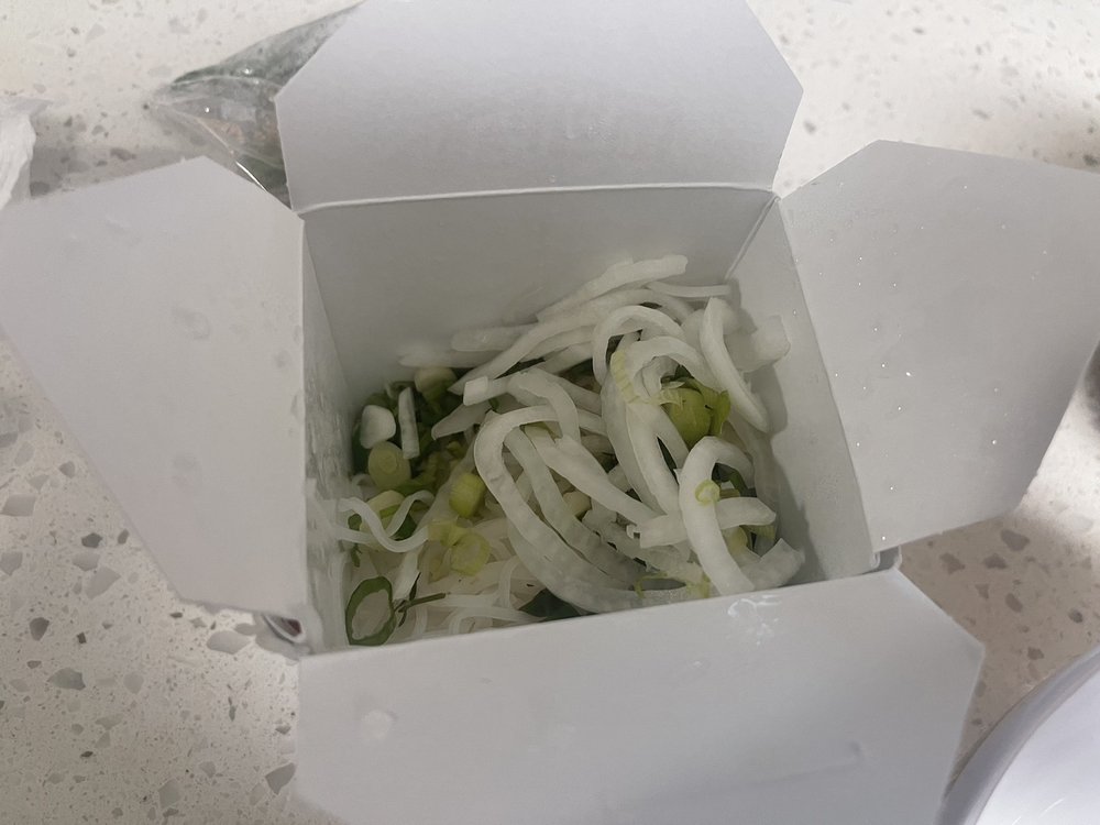 Vegetarian Rice Noodle Soup