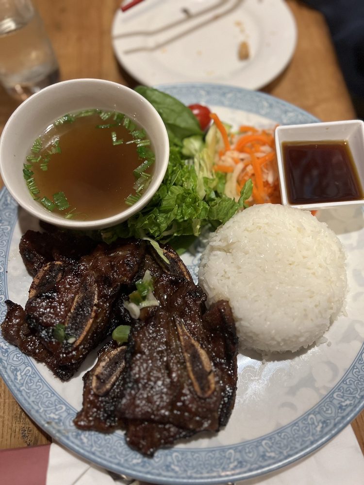 Grilled Beef Short Rib Rice Plate