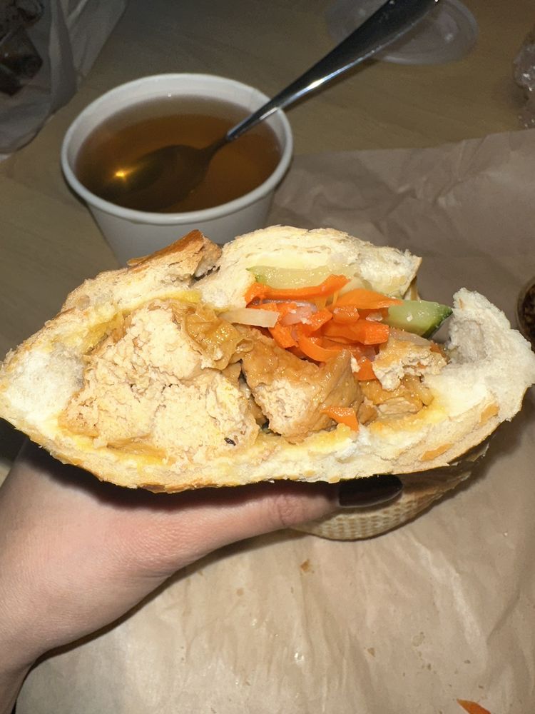 Vegetarian Tofu Banh Mi