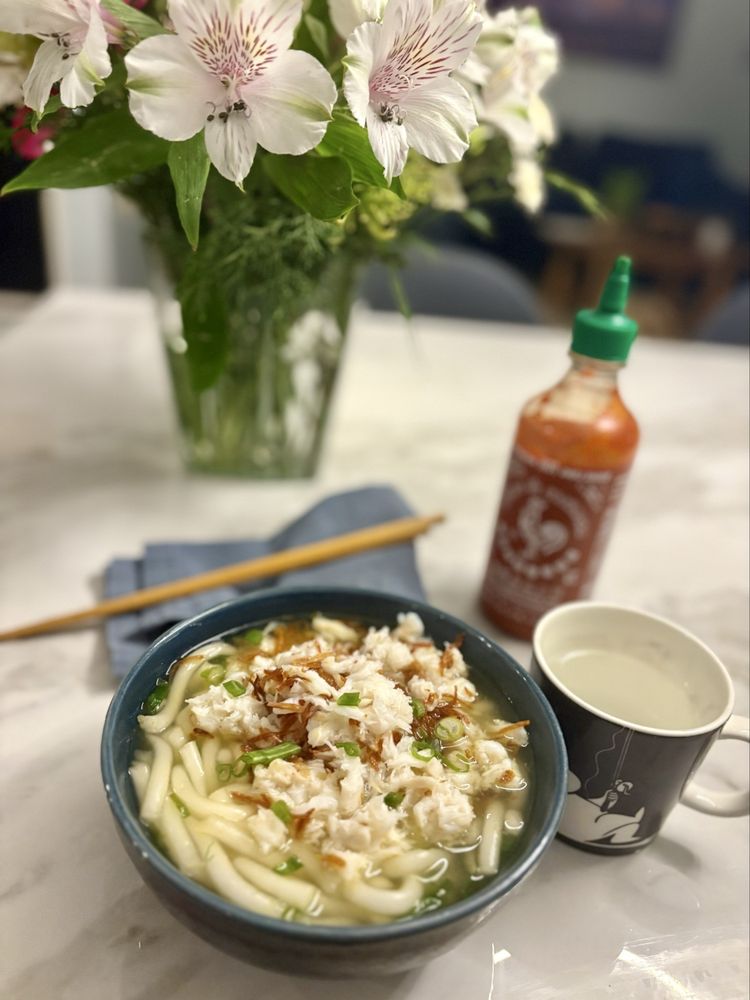Crab Udon Soup
