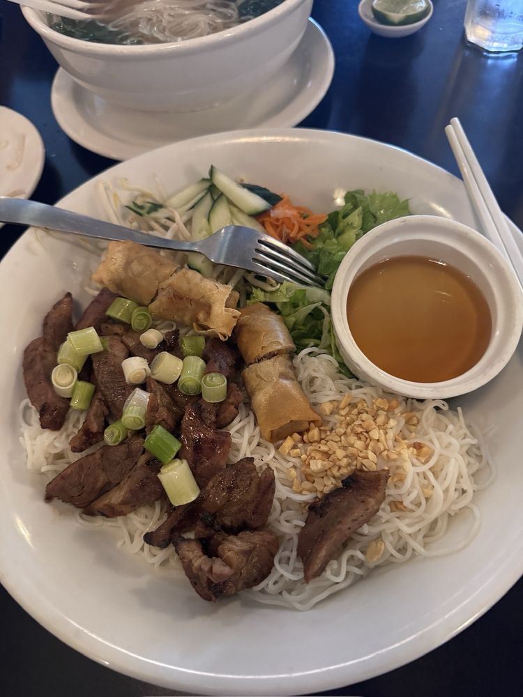 Fried Rolls with Rice Vermicelli Noodles