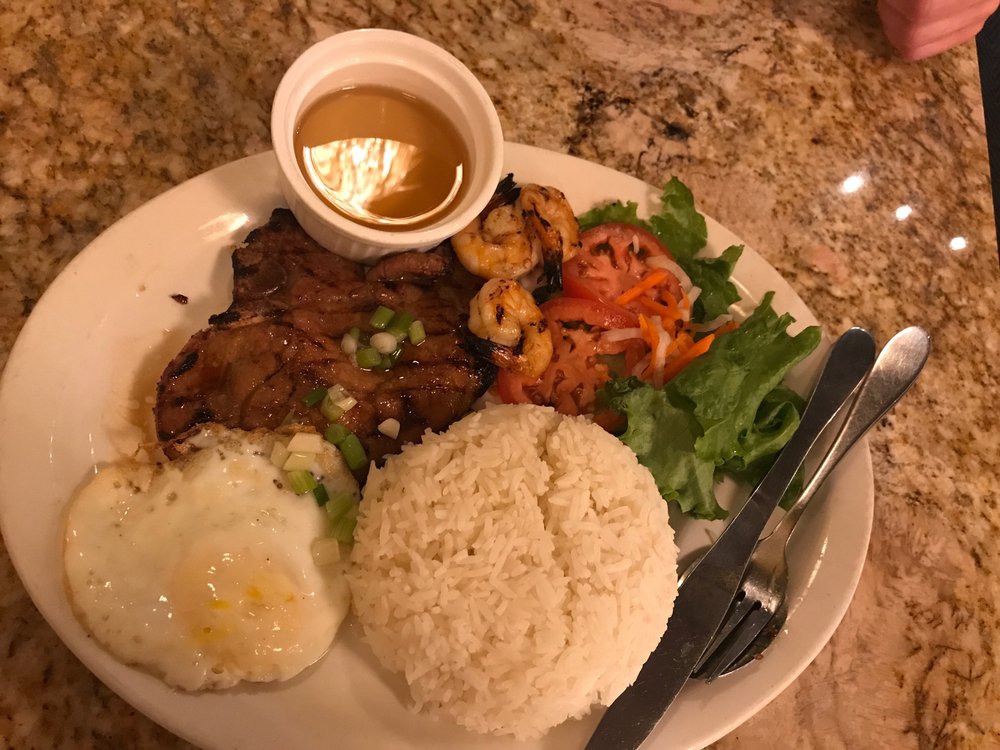 Sliced Beef Rice Plate